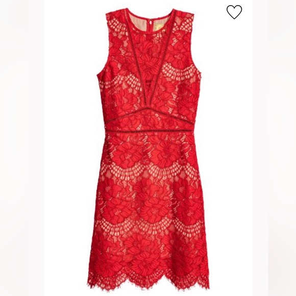 H&M Dresses & Skirts - H&M Red Lace Dress